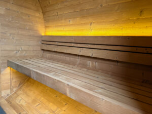 Sauna beczka ogrodowa M1 Golden