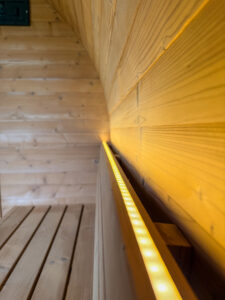 Sauna beczka ogrodowa M1 Golden