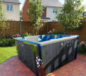 Jacuzzi kwadrat z grzałką elektryczną