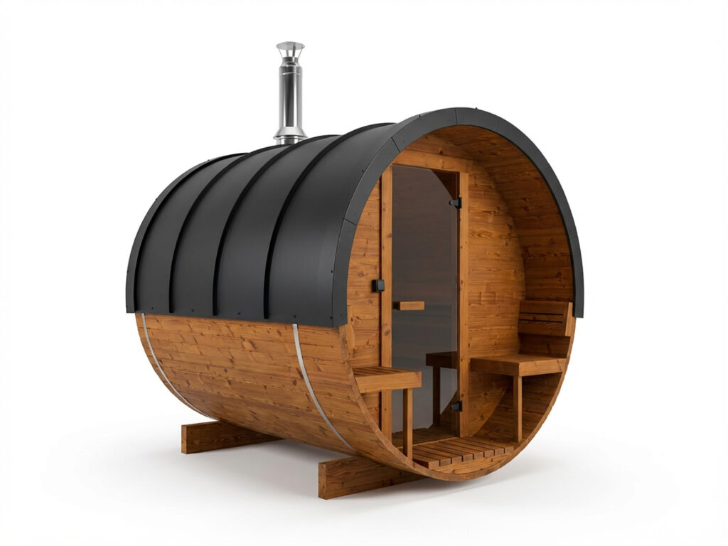 Sauna beczka ogrodowa M1 Golden